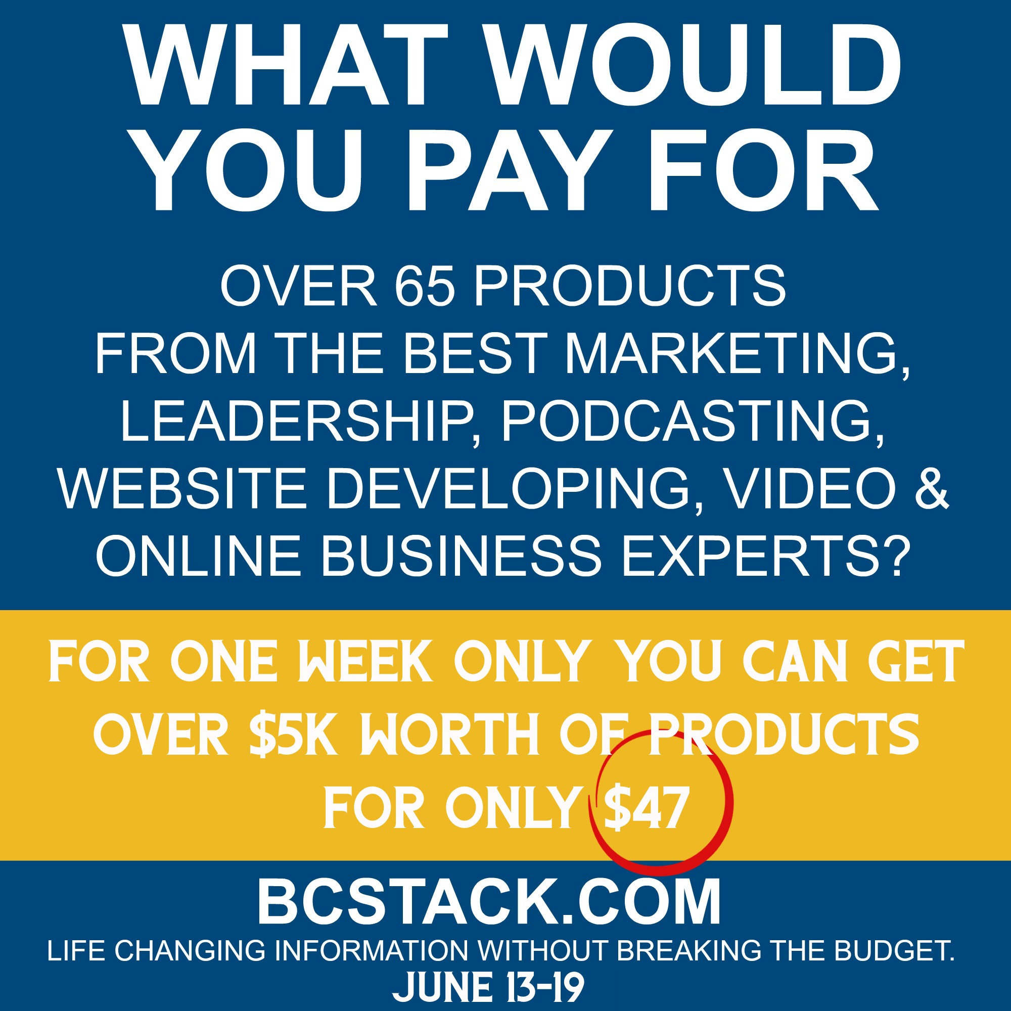 BC Stack 2021 is LIVE ! Get 65 digital marketing products! • Janice ...