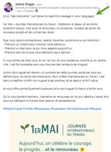 LinkedIn and Multilingual Posts • Janice Dugas Web Marketing
