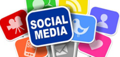 medias sociaux facebook twitter linkedin