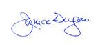 janice dugas handwritten signature